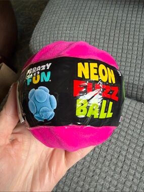 RMS- Crazy Fun- Neon Fuzz Ball (Pink) (NWT)